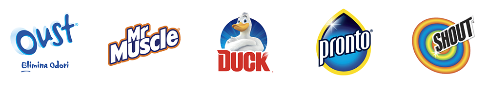 Loghi Ous, Mr.Muscle, Duck, Pronto, Shout